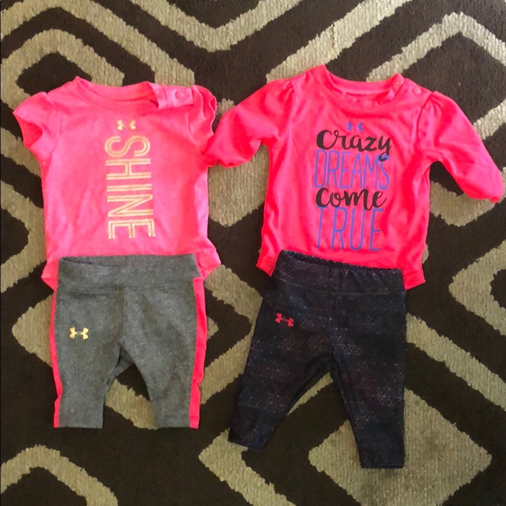 0/3 month under armour outfits